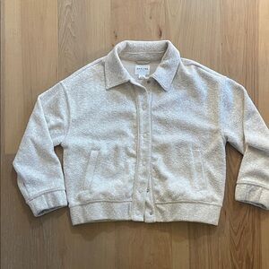 Offline by Aerie Beige Button-Up Jacket